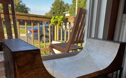 Big Beefy Wooden Half-Pipe